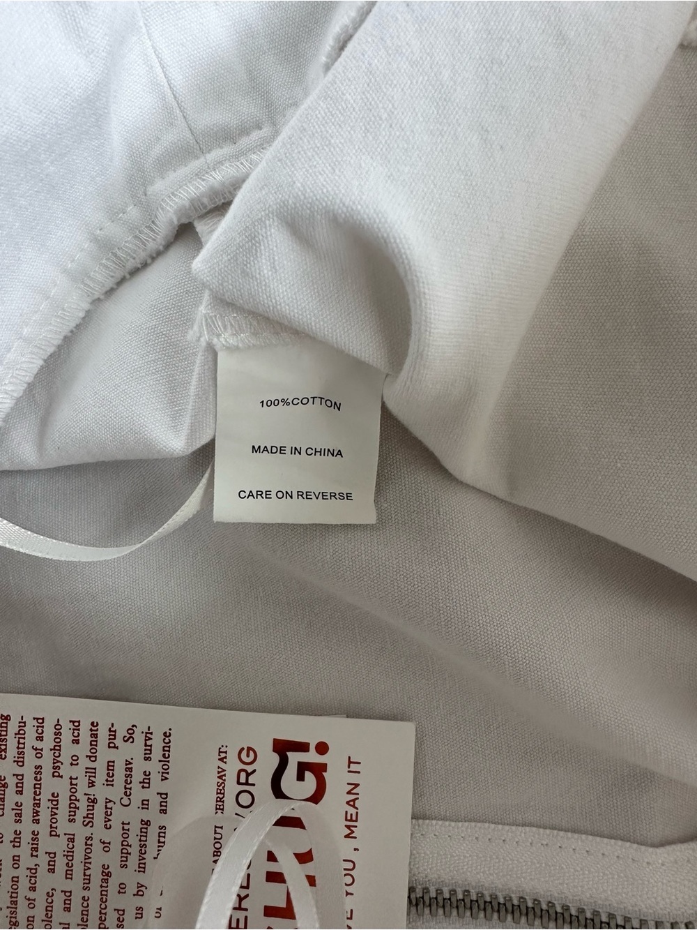 SHUG Harper Romper White Strapless Bow Size Small NEW Zipper Back - Picture 9 of 10